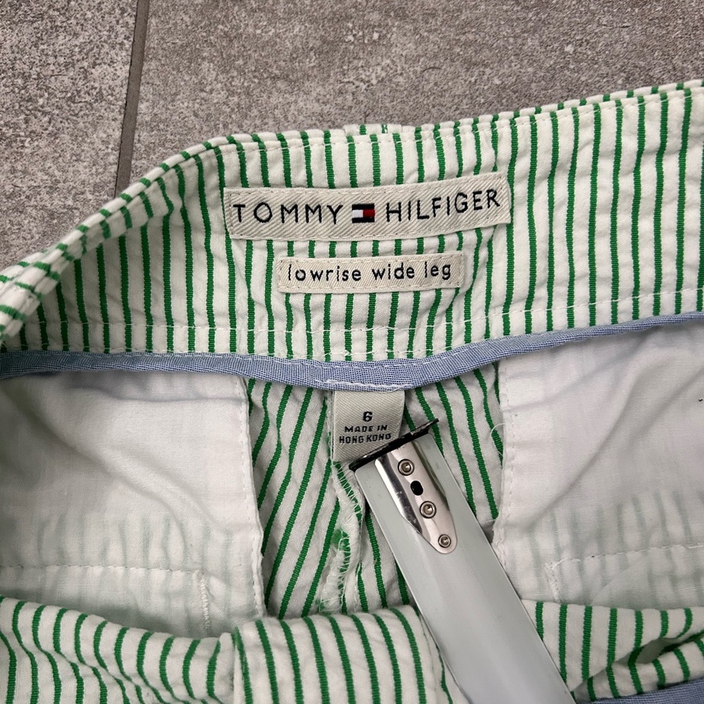 TOMMY HILFIGER Women’s Striped Seersucker Fitted Blazer size M - Picture 12 of 14